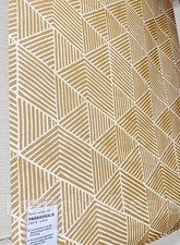 Set of 2 - Ikea PRARIEOXALIS Panel Curtain Blind Geometric Pattern 24" x 118"