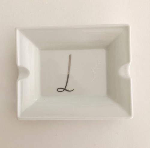 Cendrier vintage porcelaine - cendrier,