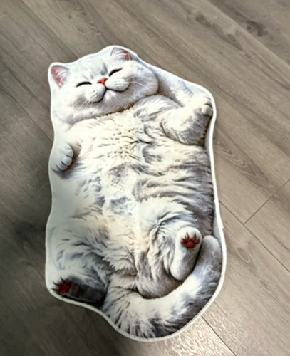 Tapis forme chat 2d - forme,