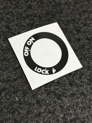 Yamaha ignition sticker lock - sticker,