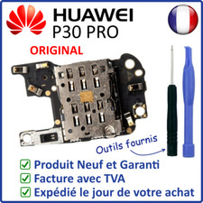 MODULE DU LECTEUR DE CARTE SIM ANTENNE ET DU MICRO DU HUAWEI P30 PRO ORIGINAL
