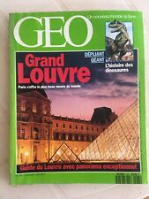 MAGAZINE GEO : GRAND LOUVRE N°165 Novembre 1992