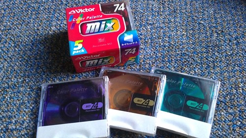 Minidisc victor color - minidisc,