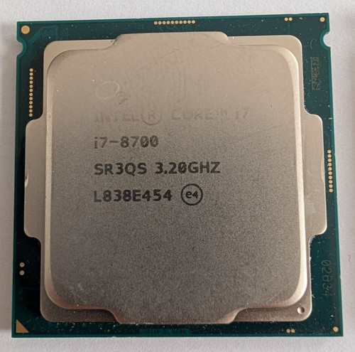 Processeur intel core 8700 - processeur, i7-8700
