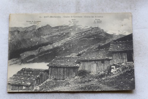 Cpa 1915 sixt chalets de - 1915,, sixt,