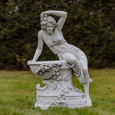 Jardinière femme statue bac