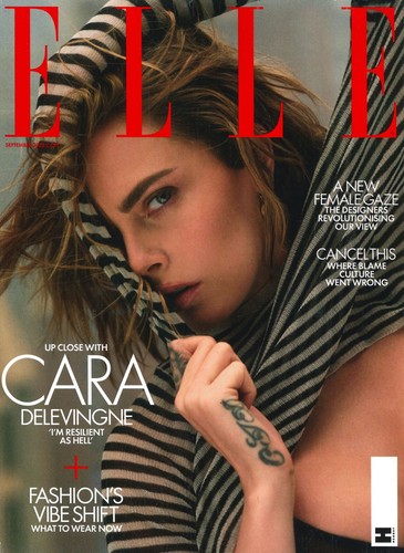 Elle revue cara - elle, revue,cara