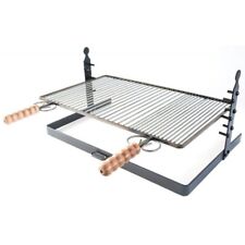 60cm Height Adjustable Iron Steakhouse Grill Grid BBQ