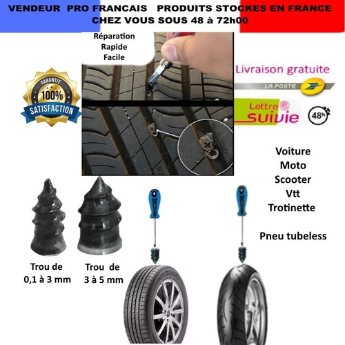 Kit réparation crevaison - réparation,