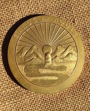 Médaille Bronze 1988 Salus ex Aquis Santé Eau Water Hérault Lamalou bains Soleil