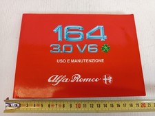 Genuine 1990 Alfa Romeo 164 3.0 V6 Clover Green Maintenance Use Manual