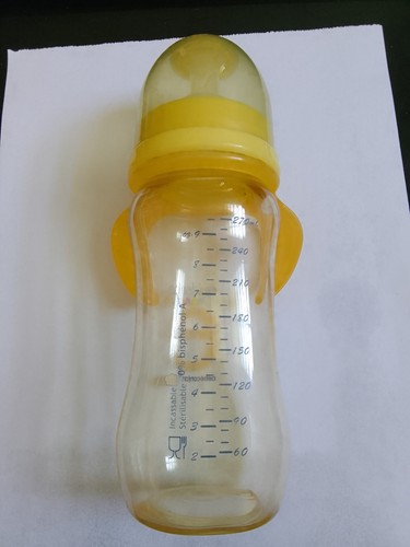 Biberon jaune 270ml - biberon,