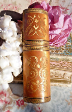 ANCIEN ÉTUI à BILLET DOUX ou MESSAGE en marqueterie de paille XVIIIe