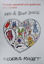 Niki de SAINT PHALLE : La fille, le monstre & la déesse coeur, Affiche originale