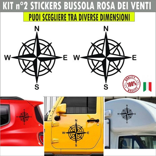 Kit autocollants boussole - kit,