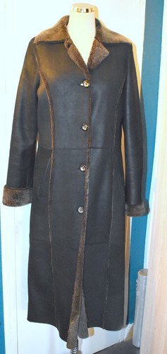 Manteau peau lainée - en,