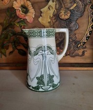 Petrus Regout 19th Art Nouveau Art Nouveau Earthenware Terre De Fer