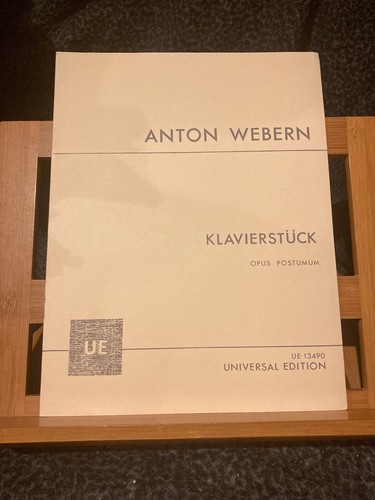 Anton webern klavierstück - anton,