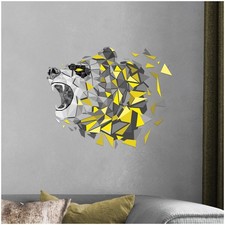 Autocollant mural polygone