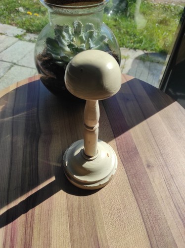 Antique wooden sewing tool