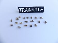 JOUF 20 BRASS SCREWS 11MM FIXING BOGIE WAGON / PASSENGER CAR