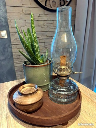 Lampe pétrole vintage - pétrole,