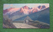 Ancien tableau de montagne