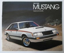 FORD MUSTANG Orig 1980 USA Mkt Sales Brochure - Cobra Ghia 2 3 Door