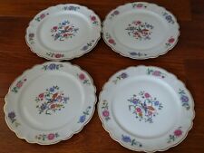 LIMOGES 4 ANCIENNES ASSIETTES PLATE EN PORCELAINE  diamètre 24 cm