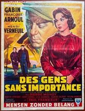 Affiche Belge DES GENS SANS