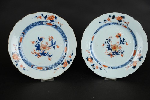 Paire assiettes chinoises en - d'assiettes,