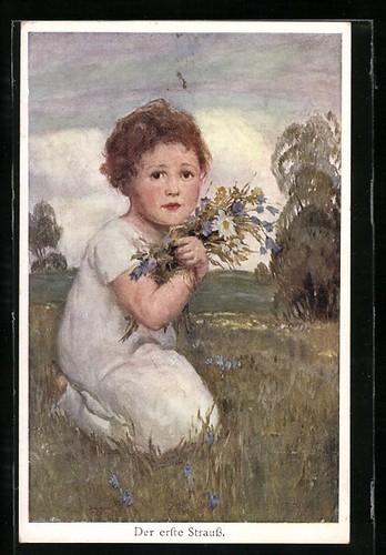 Carte postale artiste - carte, d'artiste