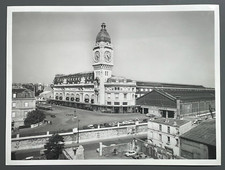 OLD PHOTOGRAPH LARGE FORMAT PARIS (75) VIEW OF THE GARE DE LYON CLOCK