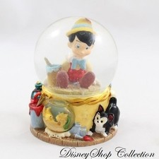 Mini Snow Globe DISNEY Pinocchio Small Snowball RARE 7cm (DOU.)