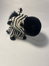 Peluche n°T863 : Zebre 20x26cm Zebra plush Big headz