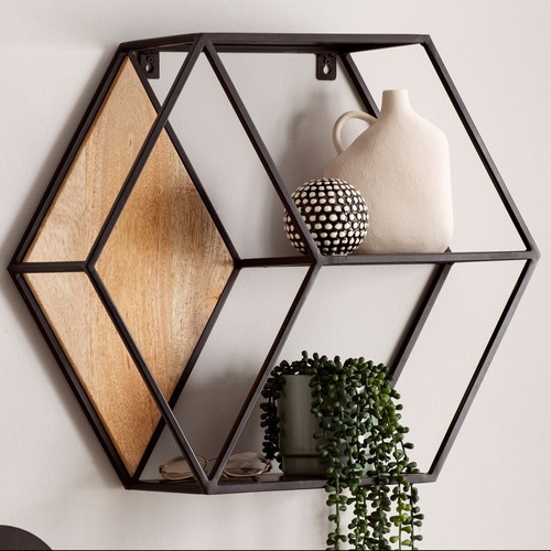 Finebuy étagère murale bois - Étagère,