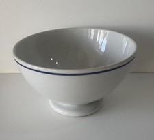 Ancien Bol En faience blanc