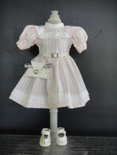 Antique Bleuette doll dress