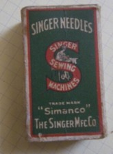 Ancienne boîte d'aiguilles