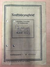 Hanomag Document/Letter Car Truck Auto 32hp Record 6/32 from 1935 See Pictures! M4