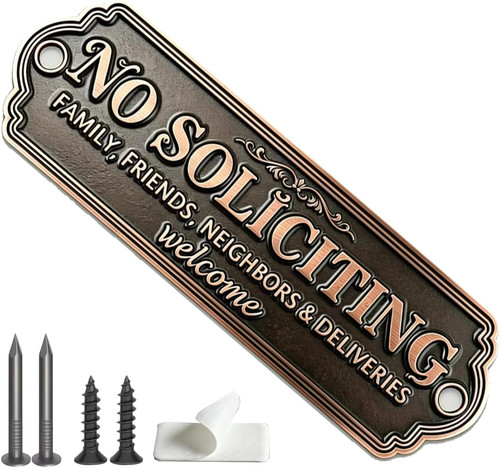 Solid brass soliciting - solid,
