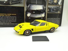 Marui 1/24 plastic mounted model - Lamborghini Jota yellow