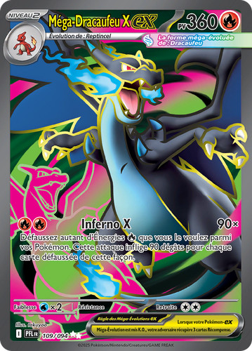 Carte pokémon méga - carte,