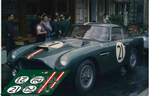 Décals aston martin db4 - martin, le