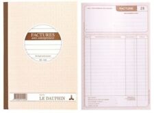 Le Dauphine Facturier Facture auto-entrepreneur autocopiant 14,8x21 cm NEUF