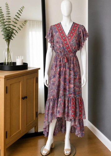 Robe bohème soie - robe,