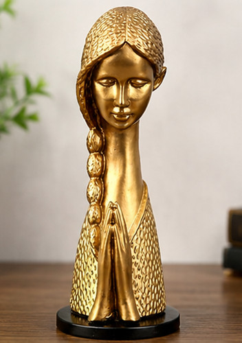 Statue femme dorée - statue,