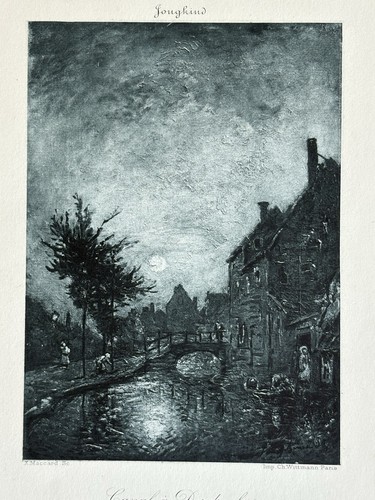 Jongkind gravure héliogravure - jongkind,