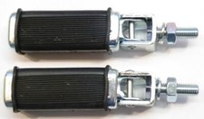 1970's Moto Morini 3 1/2 350cc PAIR REAR foot pegs 10mm stud X 85mm long P391