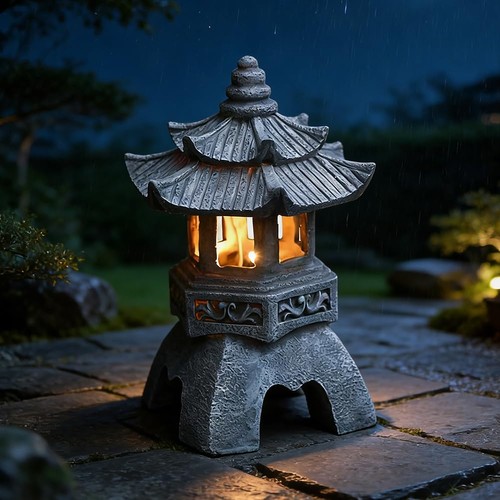 Lanterne japonaise pierre - japonaise, en